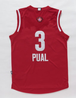 Maillot De Basket All Star 2016 NBA Western Chris Paul 3 Rouge
